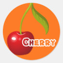 Search for cherry fruit stickers Simple