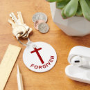 Search for forgiven key rings Jesus
