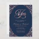 Search for navy blue gold white invitations Black and white