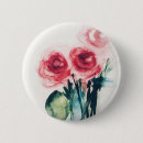 Search for red rose badges Watercolor