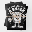 Search for christmas cake wrapping paper Santa