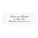 Search for fancy ornate return address labels Classy