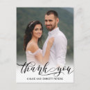 Search for chic wedding postcards Photo thank you