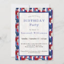 Search for red rose birthday invitations Stripes