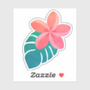 Search for hawaiian plumeria stickers Luau