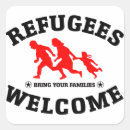 Search for illegal stickers Refugee