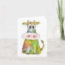 Search for funny cartoon cow cards Farm animal