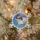 Search for siamese cat christmas tree decorations Watercolor