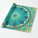 Search for gold flowers wrapping paper Luxurious