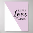 Search for live laugh love posters Minimalist