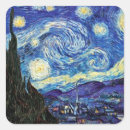 Search for starry night painting stickers Impressionism