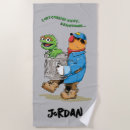 Search for sesame street beach towels Oscar