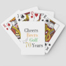 Search for 70th birthday playing cards 70 year old