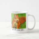 Search for nut with squirrel mugs Red