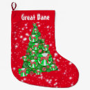 Search for dog lover christmas stockings Great dane