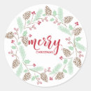 Search for green holly leaf stickers Xmas