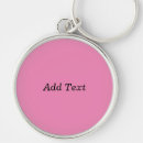 Search for pink text key rings Create your own