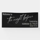 Search for the night before wedding signs Typography