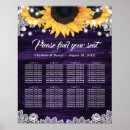 Search for wood wedding seating charts Sunflower