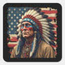 Search for native american chief stickers Feather headdress