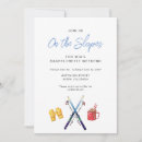 Search for on the slopes invitations Watercolor
