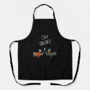 Search for funny turkey aprons Santa claus