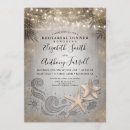 Search for starfish rehearsal dinner invitations Beach