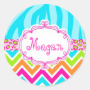 Search for monogram zebra stickers Initials