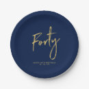 Search for 40th birthday plates Modern