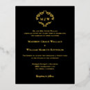 Search for gold foil invitations Classy