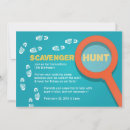 Search for scavenger hunt invitations Party