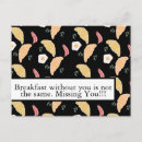 Search for breakfast foods postcards Croissant