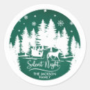 Search for christmas silhouette stickers Winter
