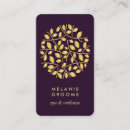 Search for gold leaf business cards Spa