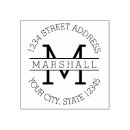 Search for single rubber stamps Return address