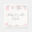 Search for baby its cold outside napkins Girl