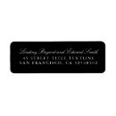 Search for funeral return address labels Black and white