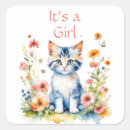 Search for cute kitten stickers Floral