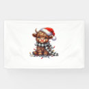 Search for christmas lights banners Cow