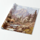 Search for grizzlies wrapping paper Forest