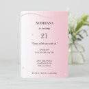 Search for pearl birthday invitations Pink