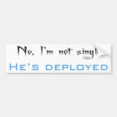 Search for deploy bumper stickers Military