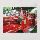 Search for fires postcards Fire truck