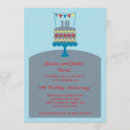 Search for anniversary cake invitations Milestone