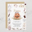 Search for black and white halloween invitations Pumpkin