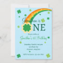 Search for st patricks 1st birthday invitations Boy
