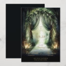 Search for enchanted forest wedding save the dates Woodland