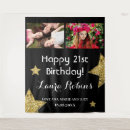 Search for 21st birthday backdrops Gold