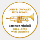 Search for wind stickers Trumpet player
