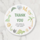 Search for dinosaur thank you tag Baby shower